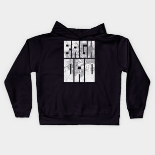 Baghdad, Iraq City Map Typography - Light Kids Hoodie